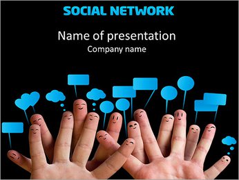 Social Net PowerPoint Template