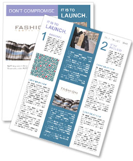 Knitted Sweater Newsletter Template