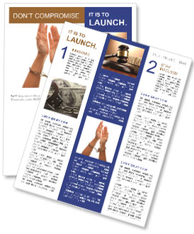 Criminal Newsletter Template