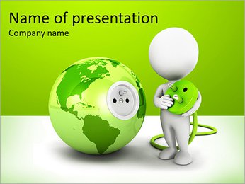 Eco Energy Use PowerPoint Template