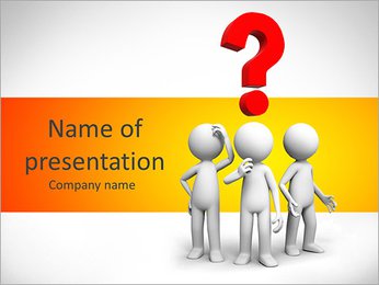 Question Mark PowerPoint Template