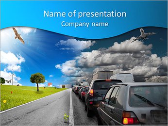 Traffic Issue PowerPoint Template