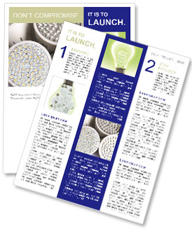 Efficient Led Light Bulbs For Home And Commercial Use Newsletter Template