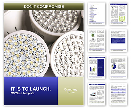 Efficient Led Light Bulbs For Home And Commercial Use Word Template
