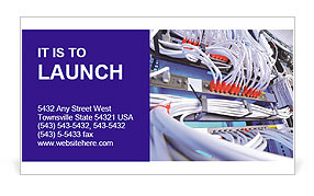 Maximizing Efficiency And Security: Importance Of Data Centers For Business Operations Business Card Template