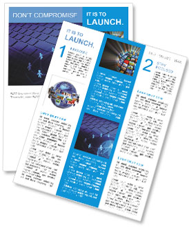 The Importance Of Social Network Background For Effective Online Presence Newsletter Template