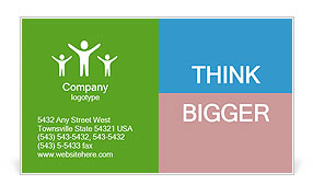 Isolated White Background Image Of A Man's Hand Holding A Touchpad Pc With Email Icons Business Card Template