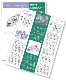 Exploring The Beauty And Value Of Diamonds Newsletter Template