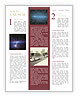 City Bus In Urban Background: A Modern And Abstract View Of The Cityscape Newsletter Template