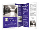 Contemporary Data Center Server Room Interior Design Brochure Template
