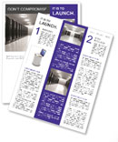 Contemporary Data Center Server Room Interior Design Newsletter Template