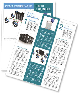 Isolated White Background Illustration Of Network And Internet Communication Concept Newsletter Template