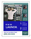 It Businessman Seeking Disaster Recovery Solutions For Network Server Room Issues Poster Template