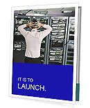 It Businessman Seeking Disaster Recovery Solutions For Network Server Room Issues Presentation Folder