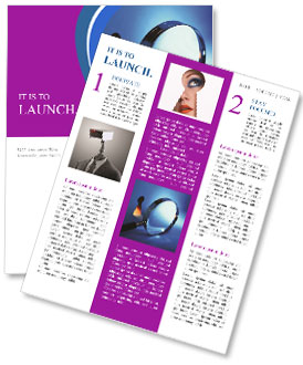 Enhance Your Spying Skills With A Magnifying Glass And Beam Of Light Near A Keyhole Newsletter Template