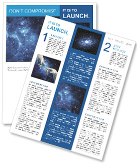 Nasa Images Collage: Stunning Views Of The Galaxy Newsletter Template