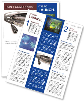 接続ケーブルと LED ストリップの分離の白いロール ニュースレター