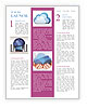 Displaying The Cloud Computing Icon With Hands Newsletter Template