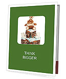 White Diaper Cakes: Unique And Creative Baby Shower Gifts Presentation Folder