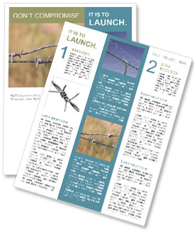 Securing Your Property With Barbed Wire Fencing Newsletter Template