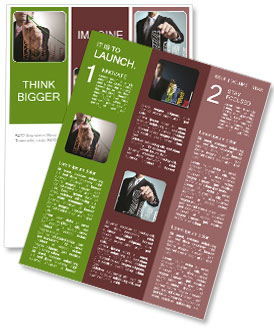 Drawing A Graph On Board: A Businessman's Perspective Newsletter Template