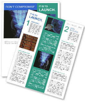 The Power Of Brain: Understanding The Concept Of Thinking As A High-Potency Data Processor. Newsletter Template