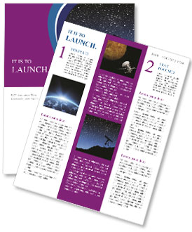 Stargazing With A Telescope: A Nighttime Adventure Newsletter Template