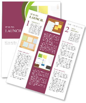 Stationery Collection Of Vector Paper, Notes, Documents And Cards. Newsletter Template