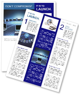 Efficient Data Communication Between Computer Networks Newsletter Template