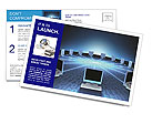 Efficient Data Communication Between Computer Networks Postcard Template