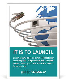 Enhancing Global Communication With 3D Imaging Technology. Ad Template