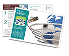 Enhancing Global Communication With 3D Imaging Technology. Postcard Template