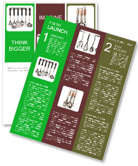 Isolated Stainless Steel Kitchen Utensil Rack With Black Handles On White Background Newsletter Template