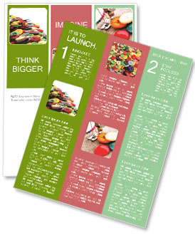 Multi-Colored Buttons On A White Background: Enhancing Visual Appeal And User Experience Newsletter Template