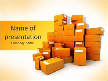 Courier Service PowerPoint Template