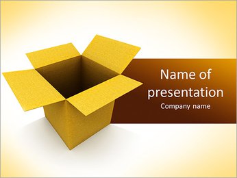 Courier Box PowerPoint Template