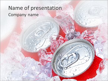 Cold Drinks PowerPoint Template