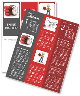 Bomb With Timer Newsletter Template