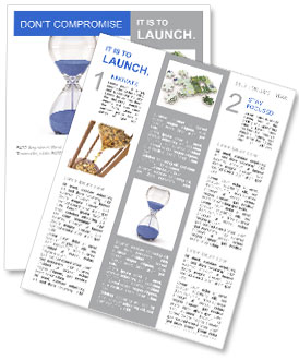 Sand Glass Newsletter Template