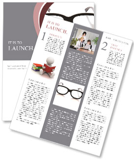 Eyeglasses Newsletter Template