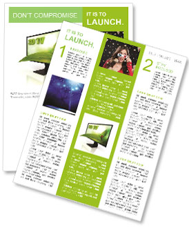 3D TV Newsletter Template
