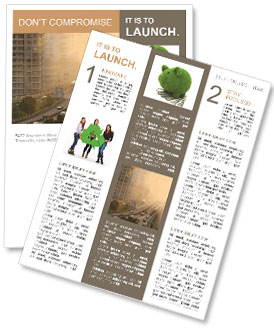 City Smog Newsletter Template