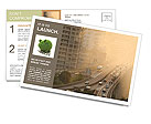 City Smog Postcard Template