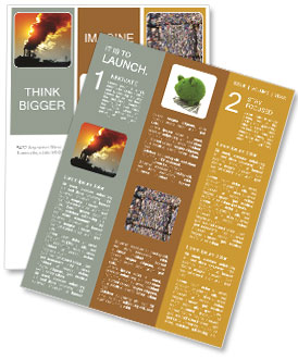 Factory Pollution Newsletter Template
