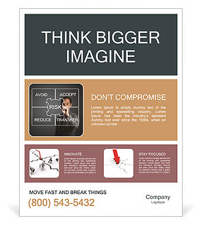 Avoid Risk Poster Template