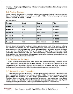 Avoid Risk Word Template - Page 9