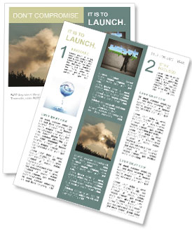 Industry Polluted Area Newsletter Template