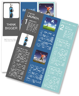 Golf Equipment Newsletter Template