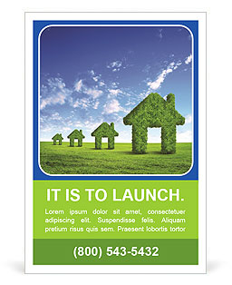 Eco House Ad Template