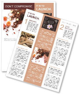 Aroma Massage Newsletter Template